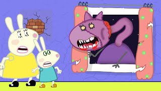 PEPPA PIG A TWO HEADED ZOMBIES ATTACK AT HOME 🧟‍♀️ Peppa Pig Sad Story  Peppa Pig Funny Animation