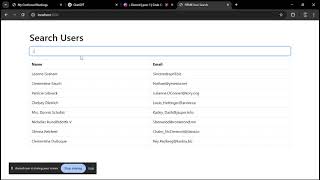 HTMX Chapter 4 Search Widget App screenshot 4