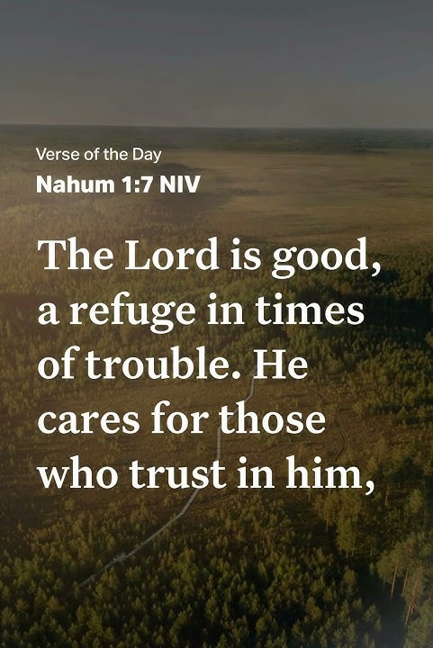 Daily verse Nahum 1:7 #god #jesus #jesuslovesyou #bible #gospel #dailyverse #bibleverse #love