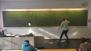 Runge-Kutta 4 and multi step methods (Lecture 21 - 2018-09-26)