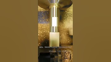 How does SL-36 with polygon cutter & double shaft living tools process brass parts? | CNC SMARTLATHE