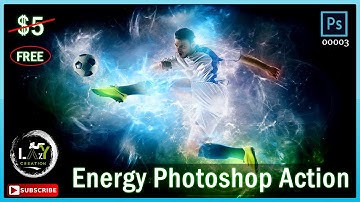 Free! Free! Free! Energy Photoshop Action Download | #LazyCreation