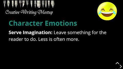 Creative Writing Meetup - Emotion Descriptions - Exporting The Emotion Thesaurus