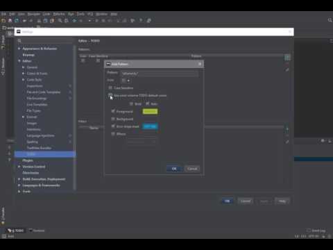 WebStorm. TODO Comments. Creating TODO pattern