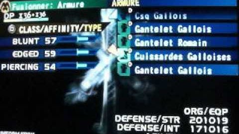 Vagrant Story Perfect Data (Part 6): Max displayable DP (137) for body equipment (3/3)