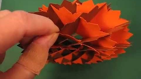 Sliceform Torus Leaves