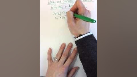 Adding & Subtracting 2 Digit Numbers Using Arrow Way