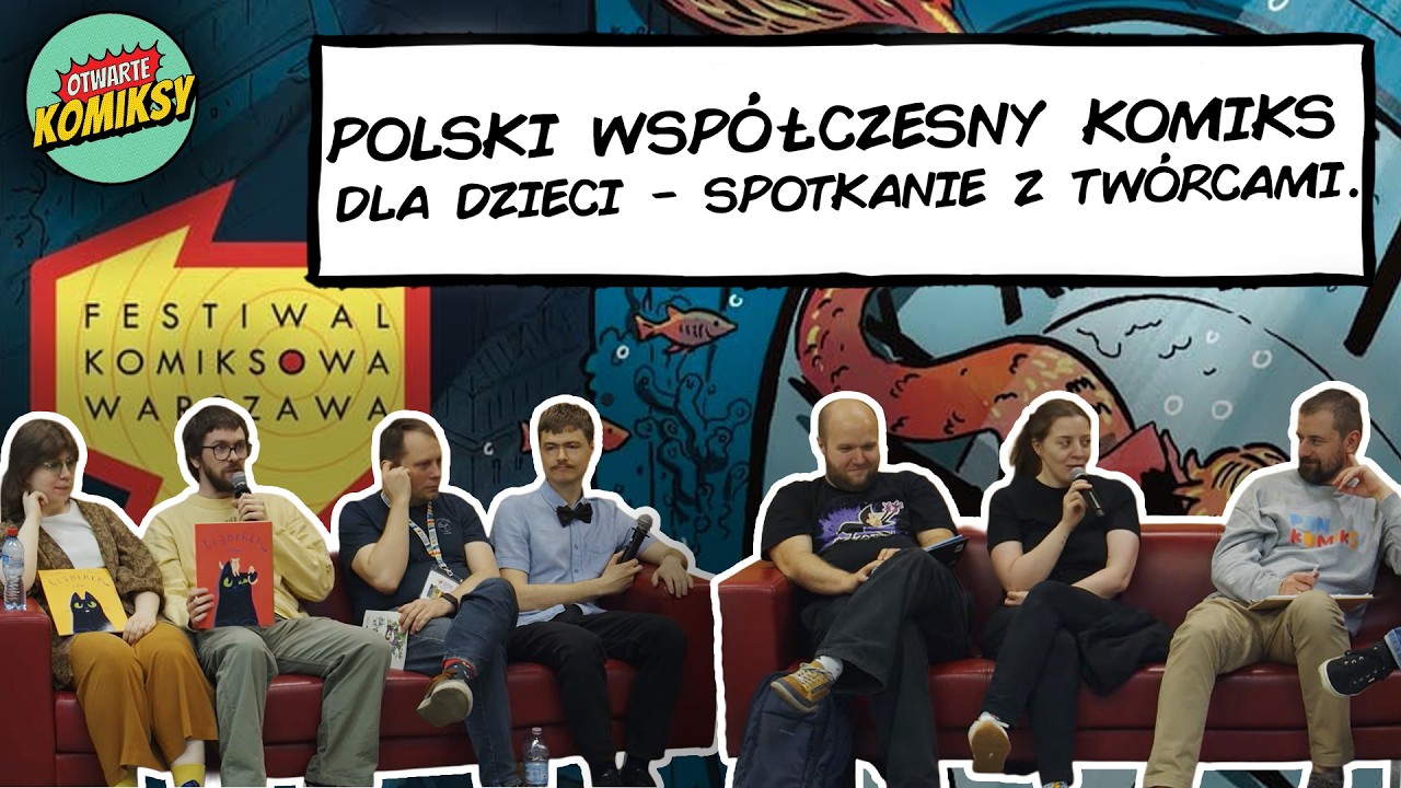 Polski współczesny komiks dla dzieci - spotkanie z twórcami.