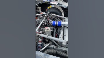 Nascar car with open hood! #shorts #nascar #cars