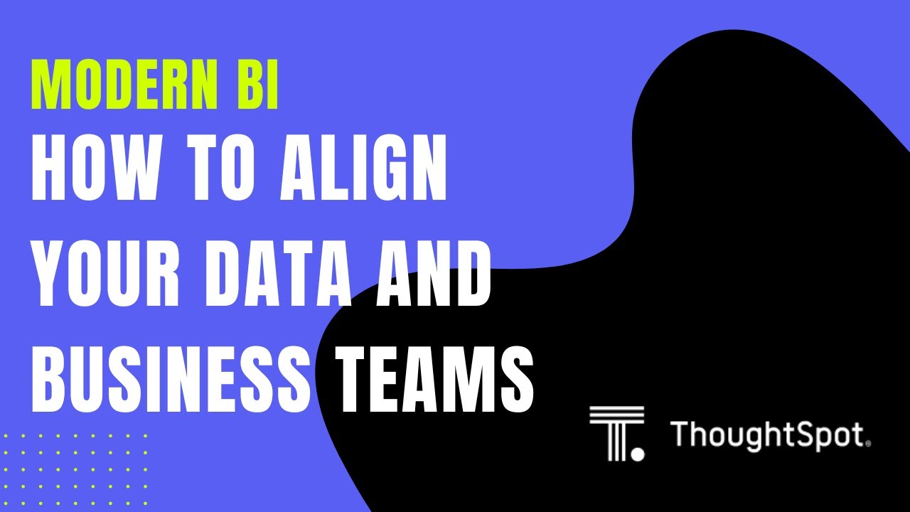 Align Your Data and Business Teams: ThoughtSpot + Mode - YouTube