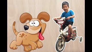 Bé Bo Chơi Trò Chơi Ghép Hình Con Chó - Animal Names Puzzle Dog  - BVA TV screenshot 2