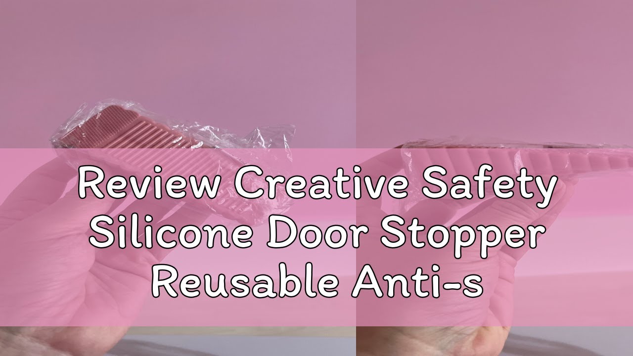 Review Creative Safety Silicone Door Stopper Reusable Anti-skid Door Stop Doorstops Door Handle Sto