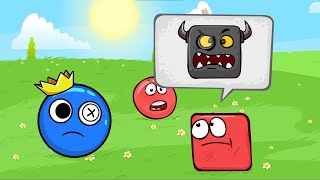 Red Ball 4 | Rainbow Friends Ball Vs Rock Boss