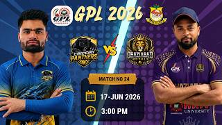 LIVE | GPL Match No. 24 | Cricgiri Panthers Vs Ghaziabad Royals