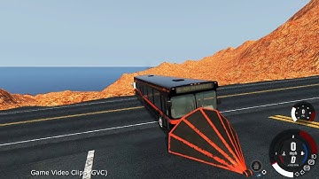 Beamng Drive Bus Crash Compilation #2 🚗 Game Video Clips (GVC) crashes bus