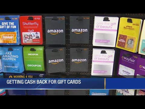 Getting Cash Back For Gift Cards