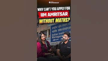 Why Is Maths Mandatory in IIM Amritsar’s IPM Program? 🤔| Is It Really Necessary? 😱| #shorts