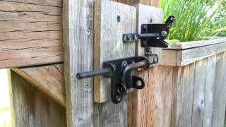 My front gate latches