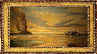 Eugène Chigot: Fish Sale | 4K Golden Framed Art Wallpaper | Samsung Frame TV (1 scene - 2 Hrs) screenshot 3