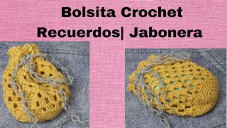 Bolsita a Crochet Para Recuerdos o Jabonera | Crochet Bag for Souvenirs