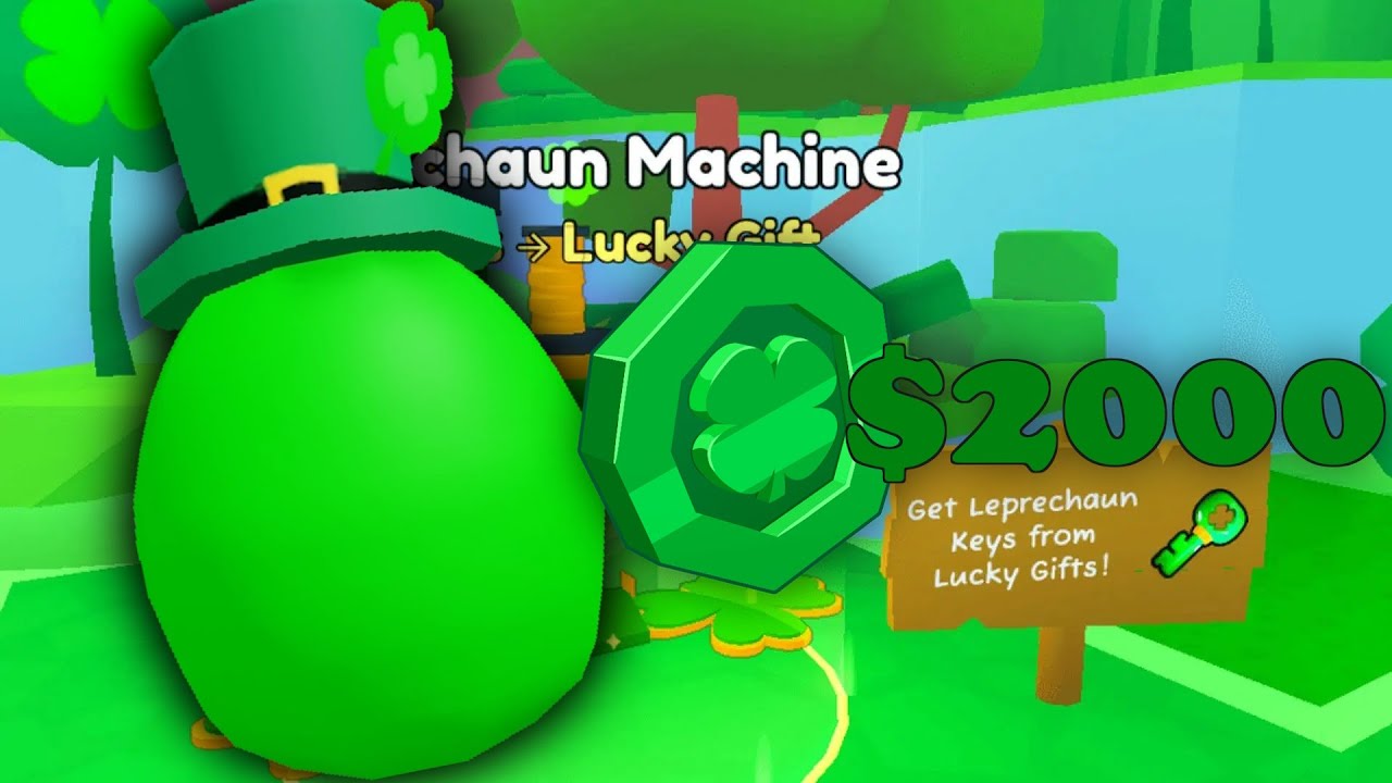 Checking out the new St Patrick's day update in Pet Simulator 99 - YouTube