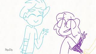 #FHS #FNAFHS #BXB 💙💜      Tessa violet-Crush meme //Animatic feo :^)