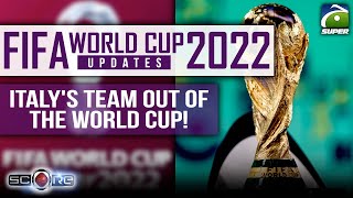 Score - FIFA world cup 2022 - Italy's team out of the World Cup - Geo Super - 11th October 2022 screenshot 5