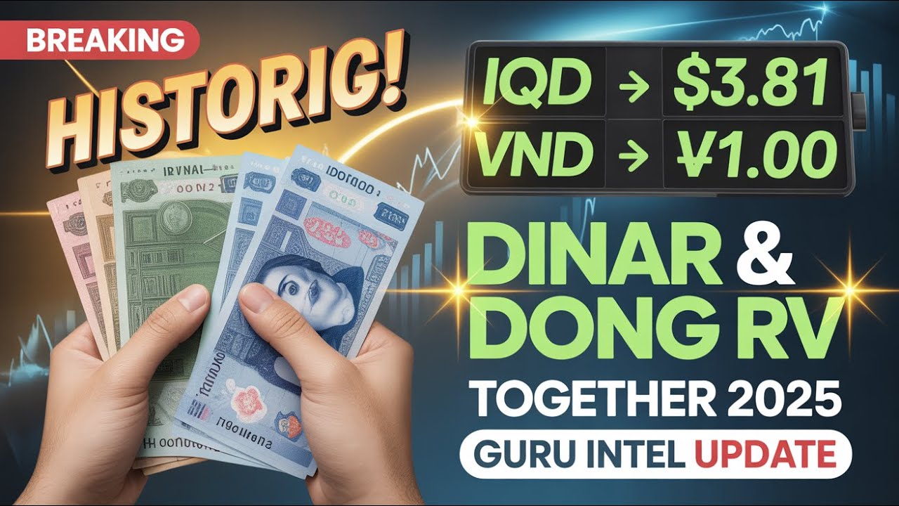🔥 Historic! Dinar & Dong RV Together 💹 Iraqi Dinar Guru Intel Update ...