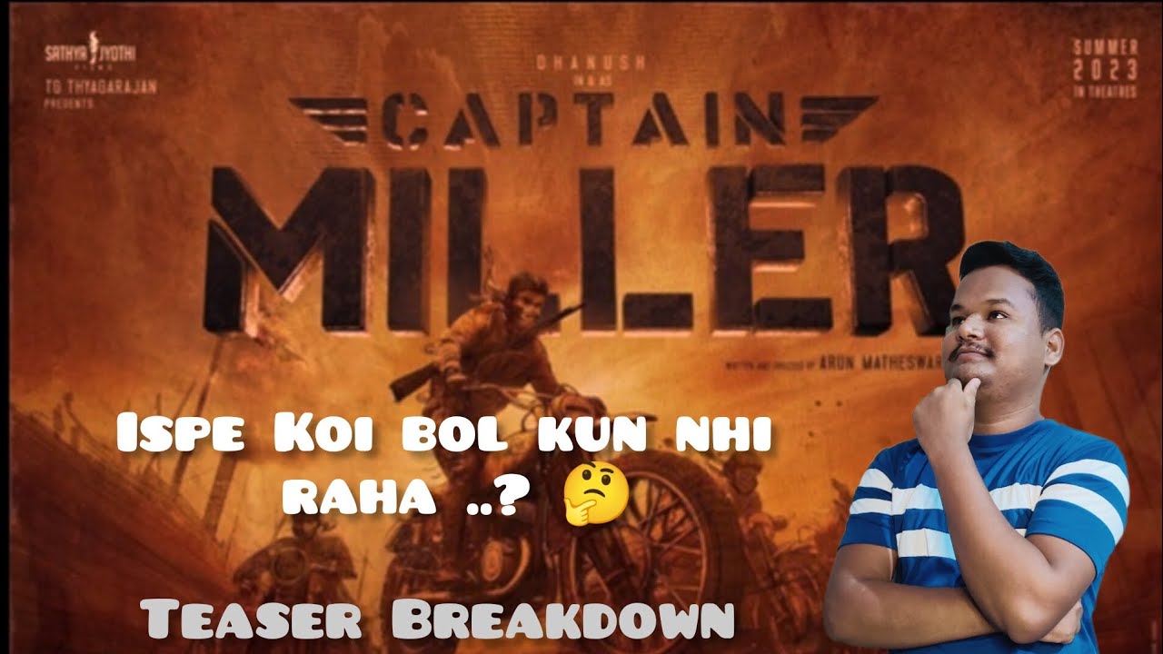 Captain Miller Teaser Breakdown | Theory Explained | 