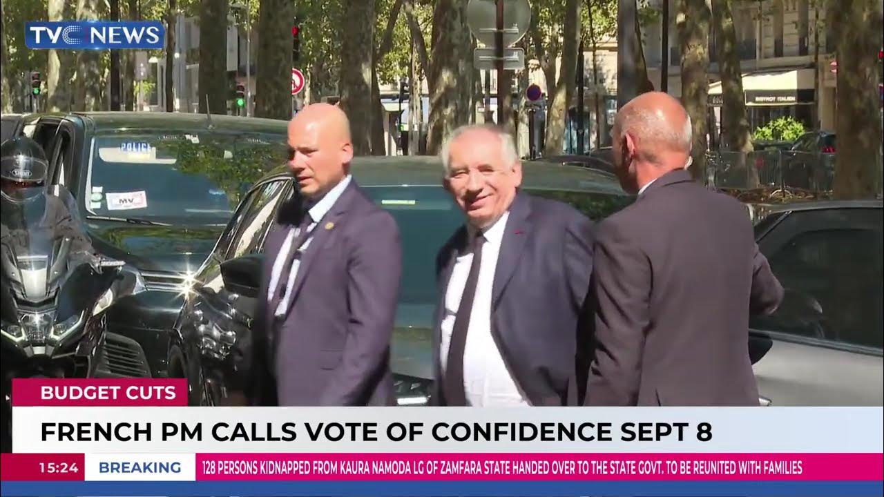French PM Calls Vote Of Confidence Sept 8