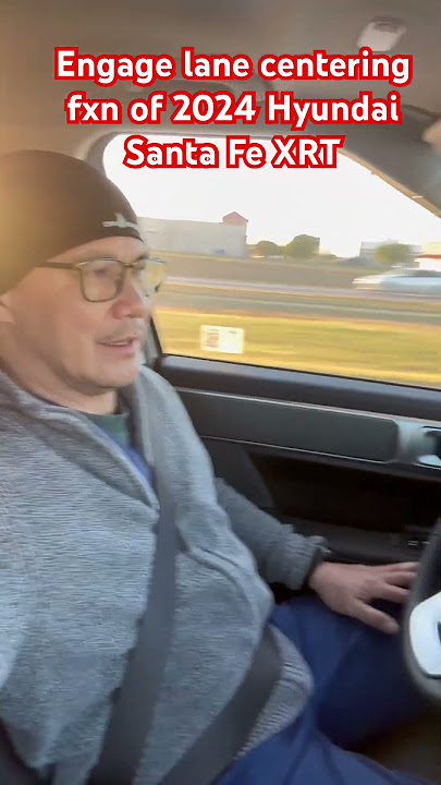 Me call the 2024 Hyundai Santa Fe as Model Hπ€ and showing how it handles on the road