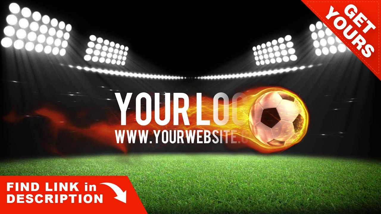 Sport SOCCER intro Stadium Fireball YouTube