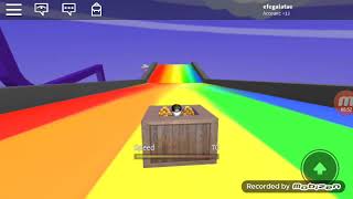 Rainbow slide oynadım Roblox