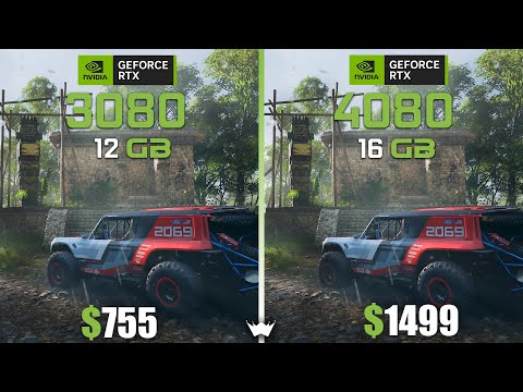 Which one is Better ?? RTX 3080 12GB vs RTX 4080 16GB | R9-7900X | 4K