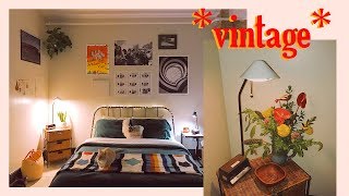 Decorating our *VINTAGE AESTHETIC* Bedroom @kel lauren YouTube