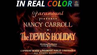 😈 THE DEVIL’S HOLIDAY (1930) IN REAL COLOR | Temptation & Scandal Drama | Full Movie 1080p