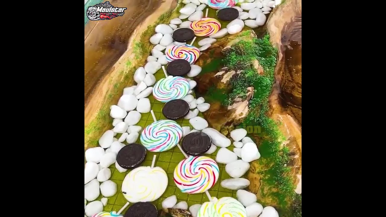 Design A Unique Coffee Table From Rotten Wood Planks And Epoxy Resin #woodworking #wood #woodscraft