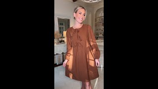 Amazon Fall Dress Try On! Zesica Brand Review!