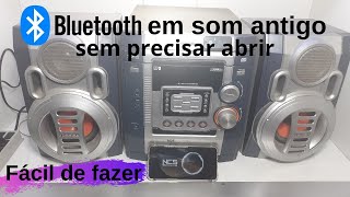 Como Colocar Bluetooth em Som Antigo sem precisar abrir