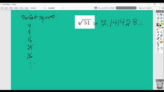 Square root of 51 (exact answer)