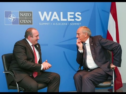შეხვედრა ლატვიის რესპუბლიკის პრეზიდენტ ანდრის ბერზინშისთან