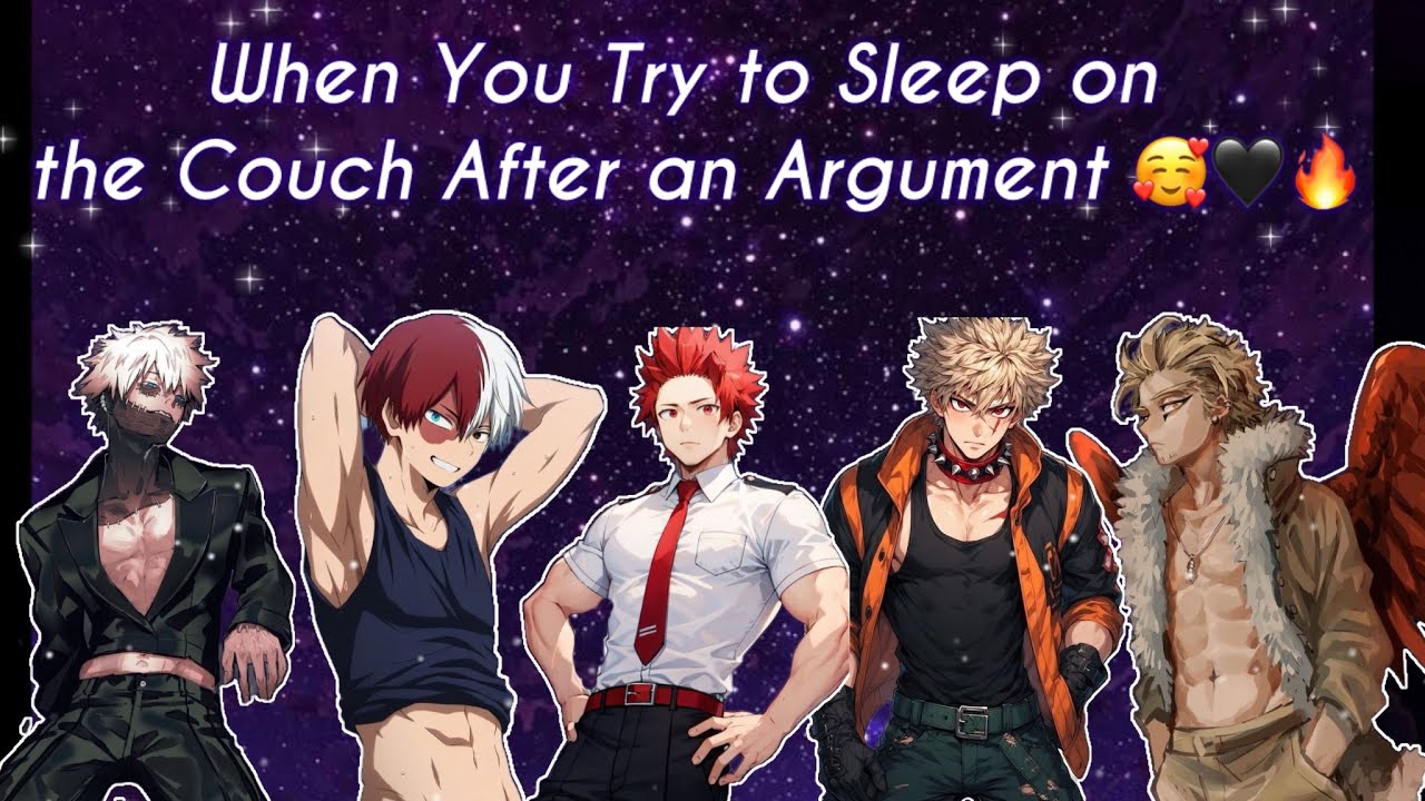 When You Try to Sleep on the Couch After an Argument 🥰🖤🔥