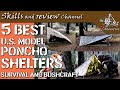 ✅ 5 BEST US model PONCHO shelters | 5 MEJORES refugios con el US model PONCHO ⛺️