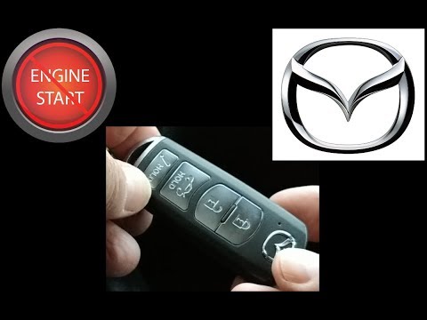 Mazda key fob battery replacement. - YouTube