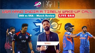 India gets a wake u call from USA..Live Q & A | T20 World Cup 