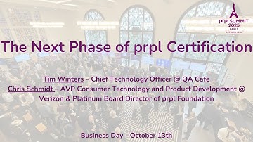 prpl Summit 2025: The Next Phase of prpl Certification
