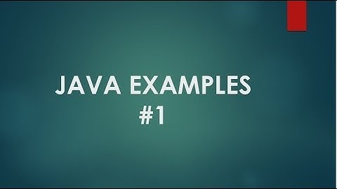 java programming examples 1 first java program