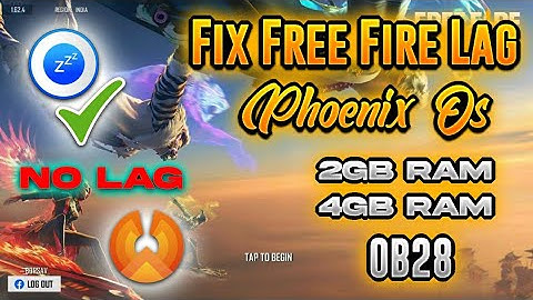 How to fix free fire lag in Phoenix os/Prime Os After Update | OB28 lag fix | 2gb 4gb ram pc lag fix
