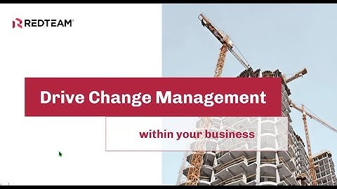 Training Webinar: Drive change management within your business