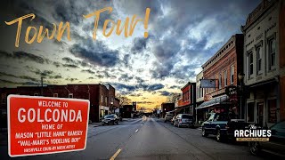 Golconda IL Town Tour/ Small town USA! Population 660!